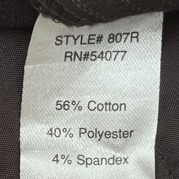 CABI WORK IT PINSTRIPE TROUSERS WOMEN’S sz 16 Wide Leg High Rise Black NWOT - Picture 8 of 12